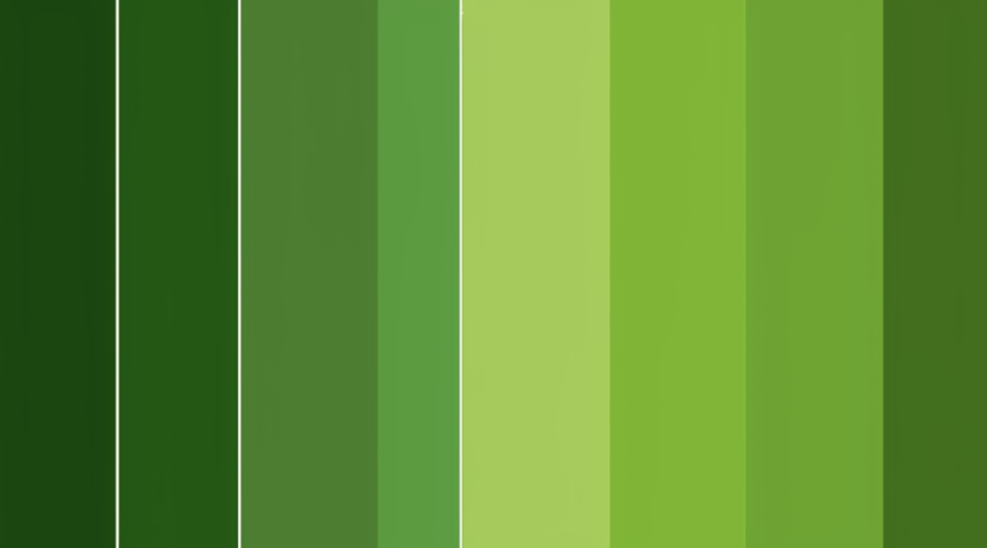 Different Shades of Green and Their Uses
