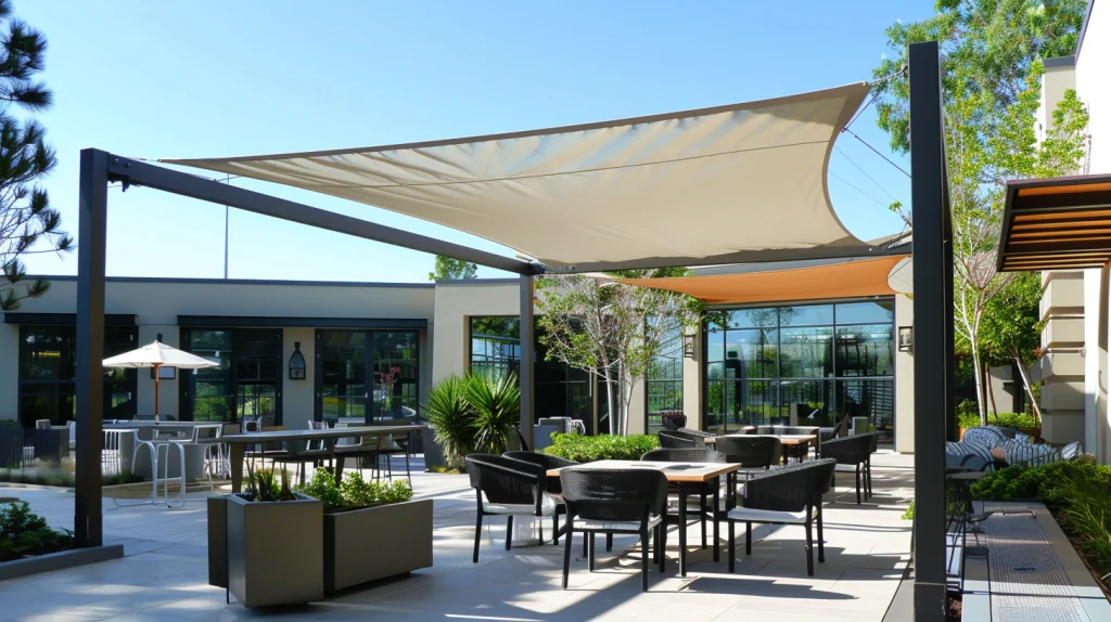 Fabric Canopy (Retractable Awning or Shade Sail)