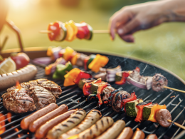 What are the advantages of grilling outdoors?