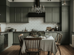 Which Sherwin Williams gray shade contains green undertones?