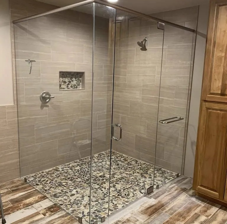 Semi-Frameless Shower Doors