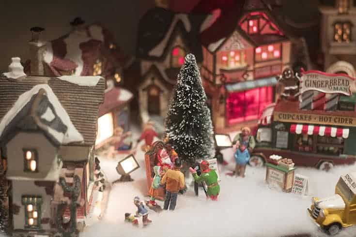 A Lemax Christmas Village