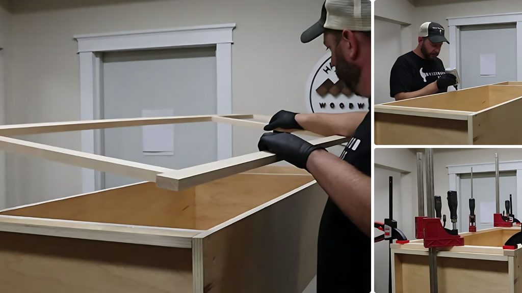 Attaching the Face Frame to the Cabinet