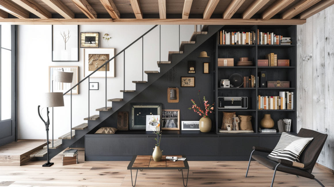 15 Stylish Black Staircase Ideas - Northern Feeling