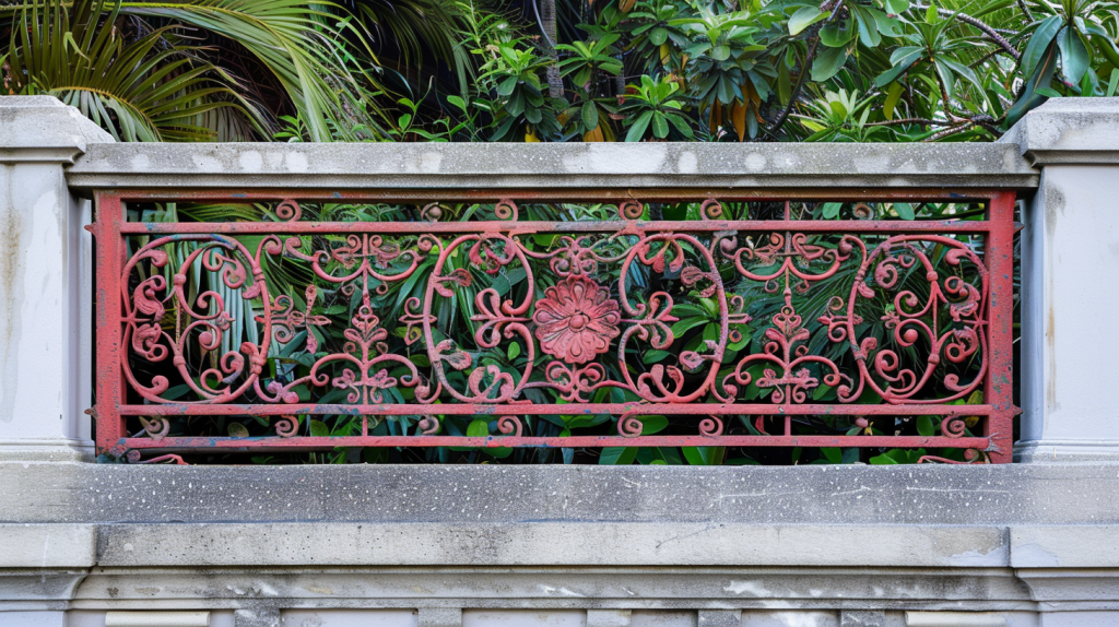 Classic Modern Wooden Railings with Intricate Carvings