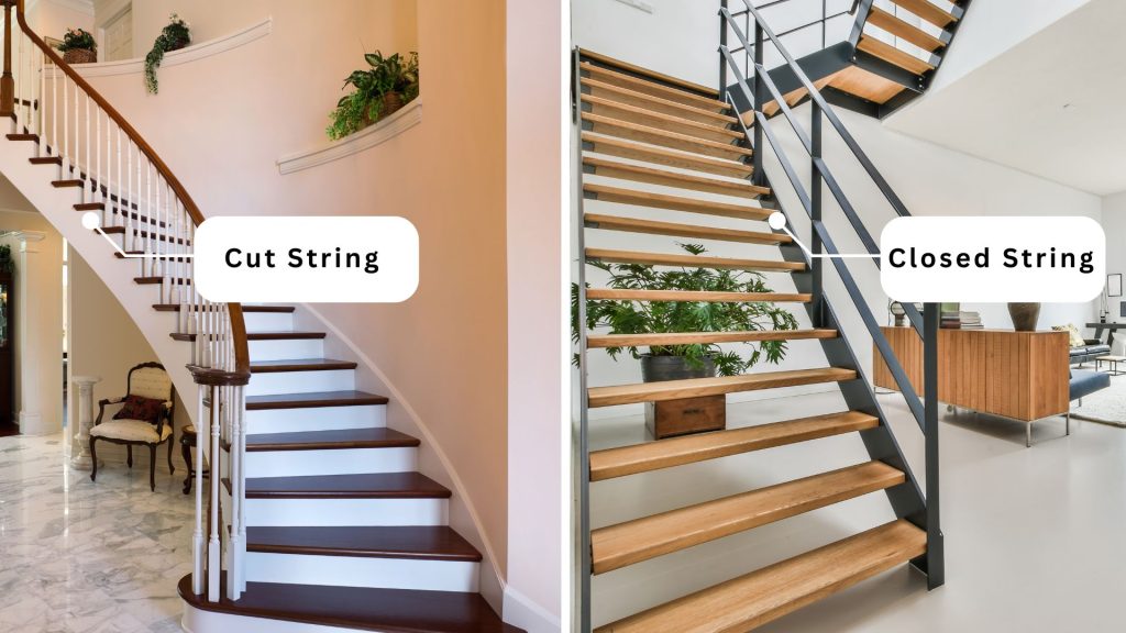 Closed or Cut String Staircase