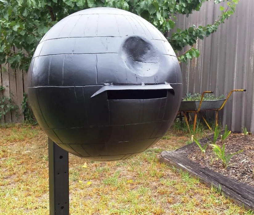 Death Star Styled Mailbox