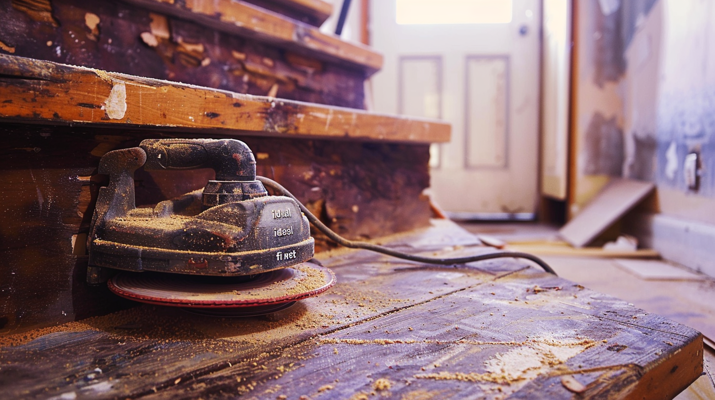 How to Sand Stairs Like a Pro - Northern Feeling
