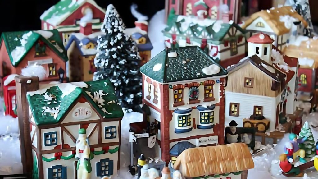 Displaying a Large Christmas Village