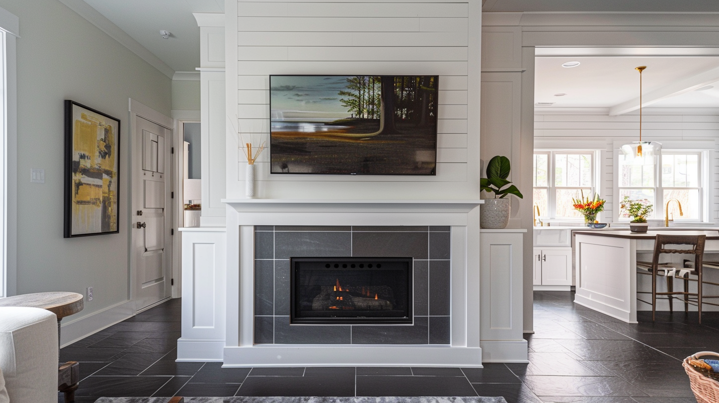 13 Creative Media Wall Ideas with Fireplace - Northern Feeling