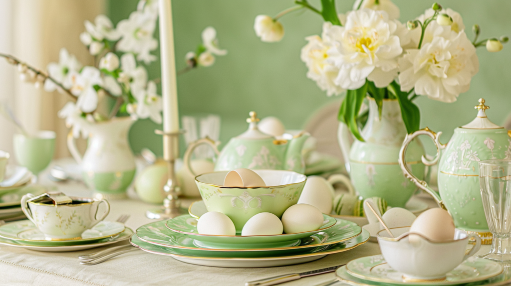 Easter Inspired Breakfast Table