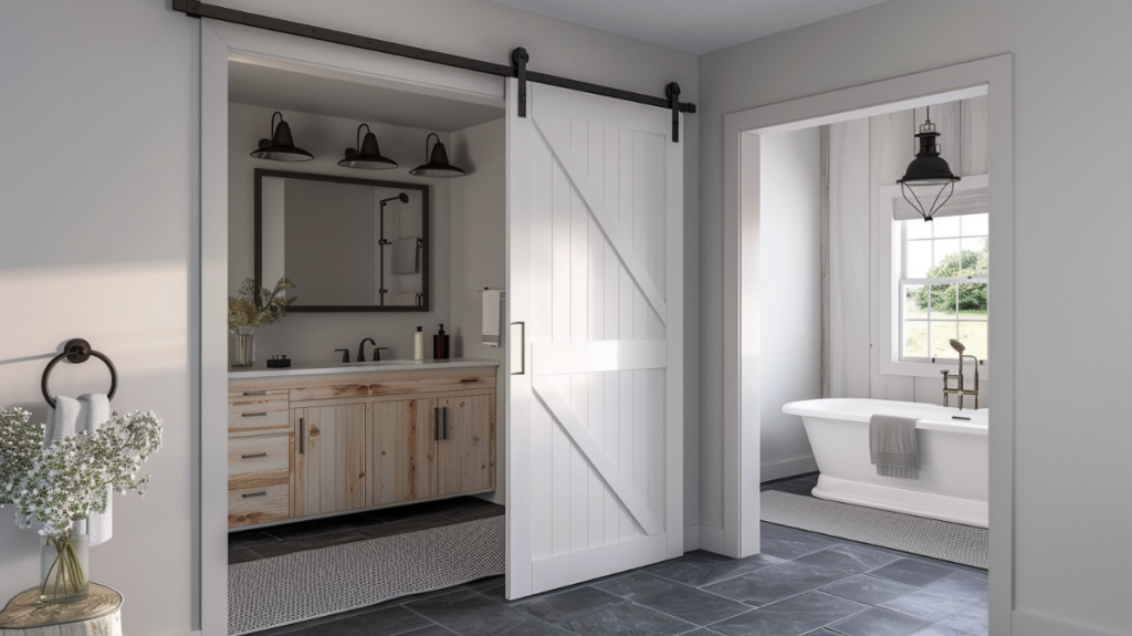 Elegant 10-Panel Barn Door