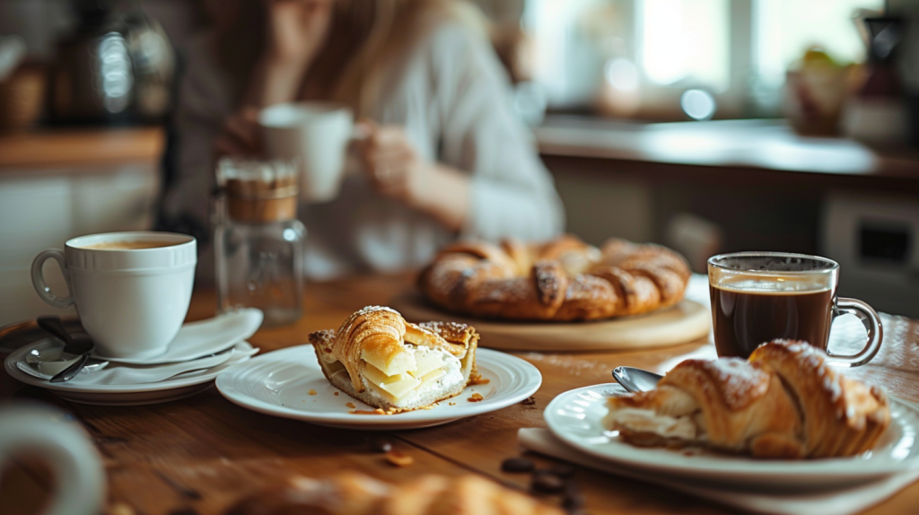 English Themed Breakfast Table Setting