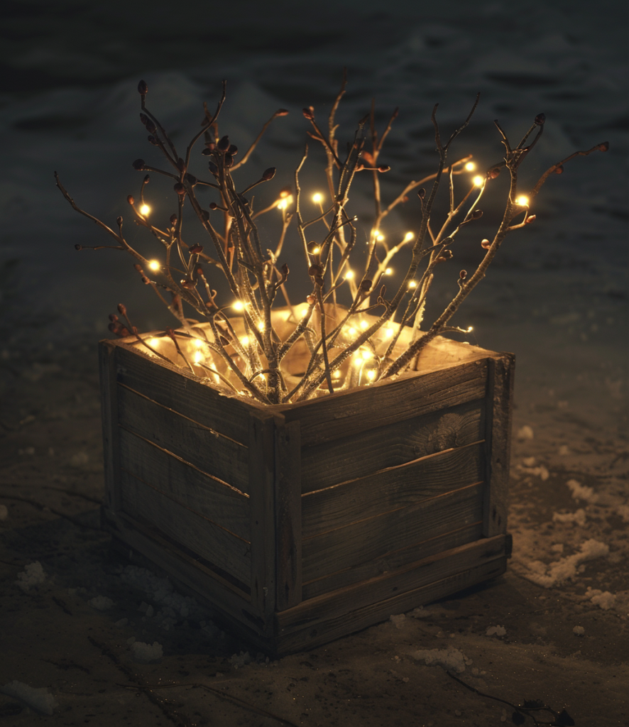 Fill Containers with Twinkle Lights