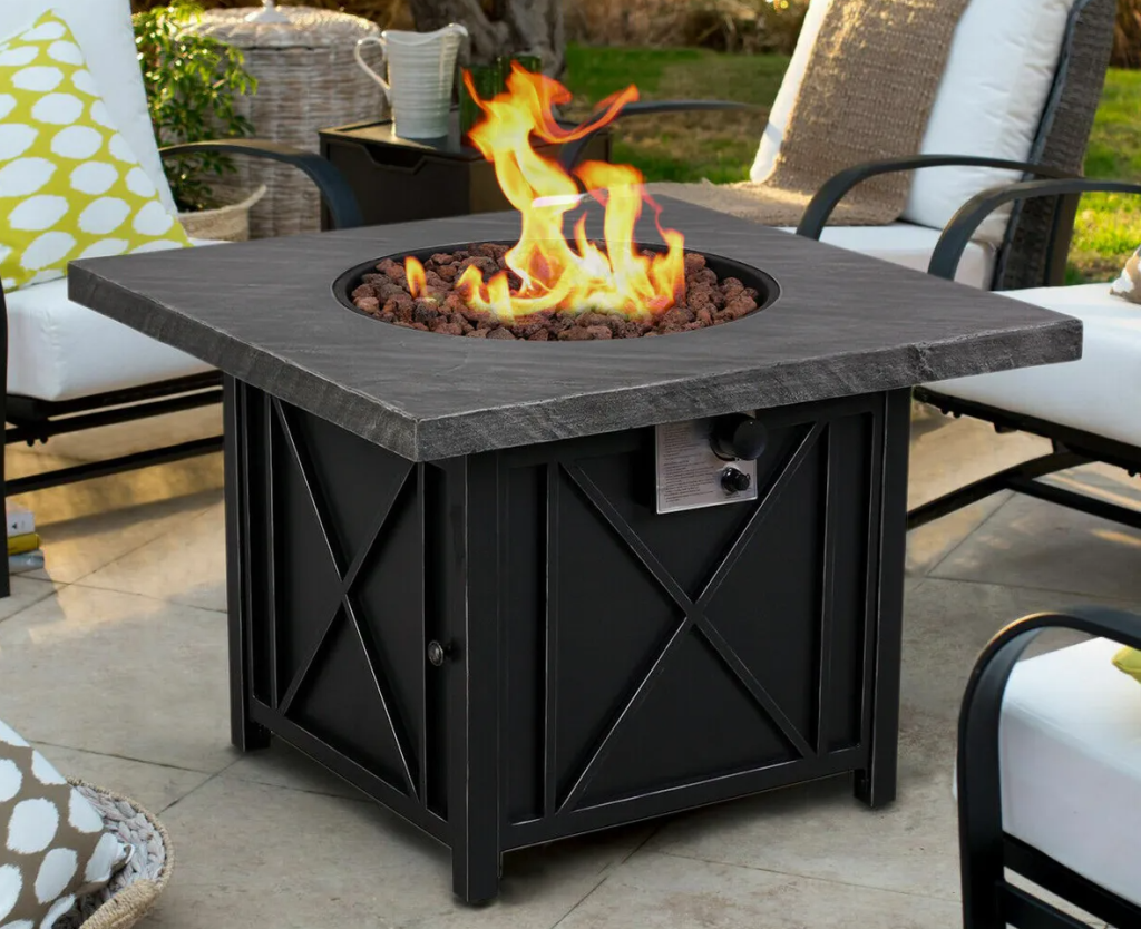 Gas Fire Pit Table