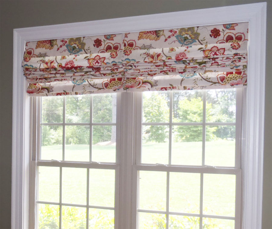 Go Bold with Patterned Roman Shades