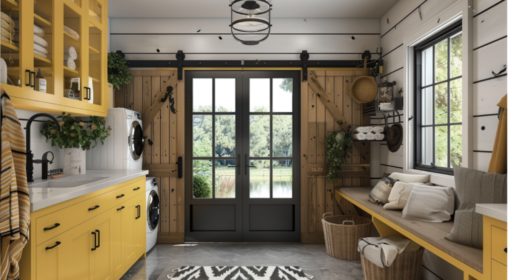 Laundry Room Barn Doors