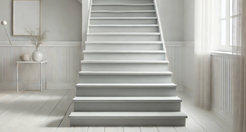 Light Grey Painted Staircase