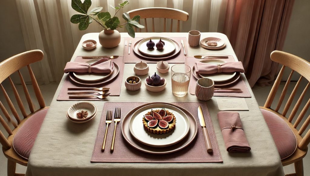 Pink Clay French Flax Linen Placemats