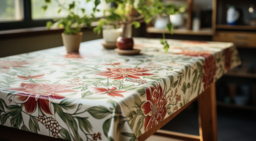 Plumeria Table Cloth