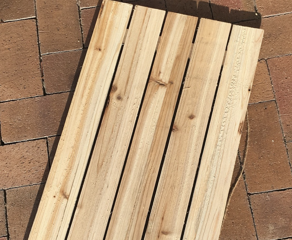 Preparing the Wood Board for Your DIY Wall Planter