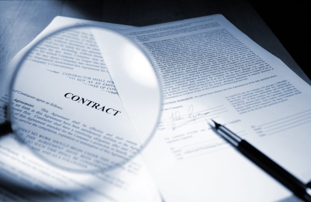 Review Contracts and Agreements