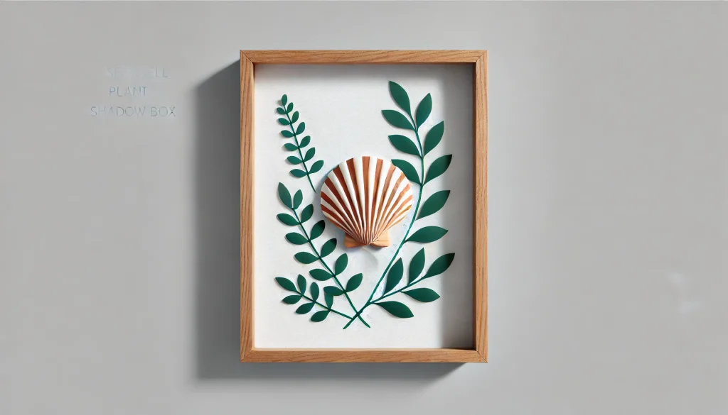 Seashell Plant Shadow Box