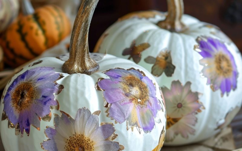 Step-by-Step Guide to Making a Pressed Flower Pumpkin