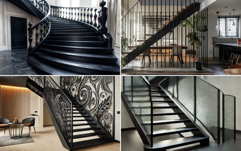 Stylish Black Staircase Ideas