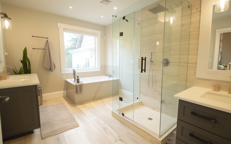 Transform Your Bathroom with Custom Glass Shower Doors