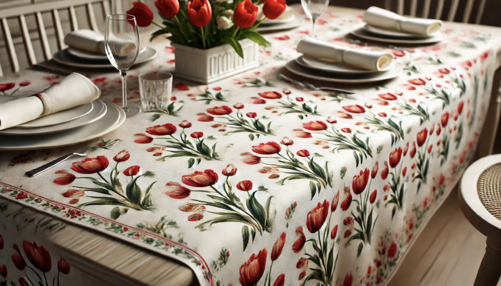 Tulip Trail Tablecloth