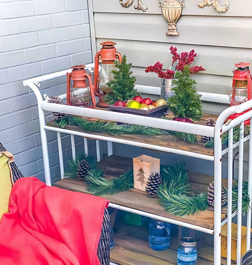 Upcycled DIY Potting Bench from Changing Table