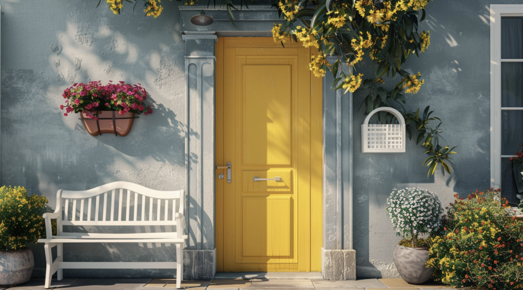 Yellow door