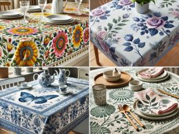 block print tablecloth