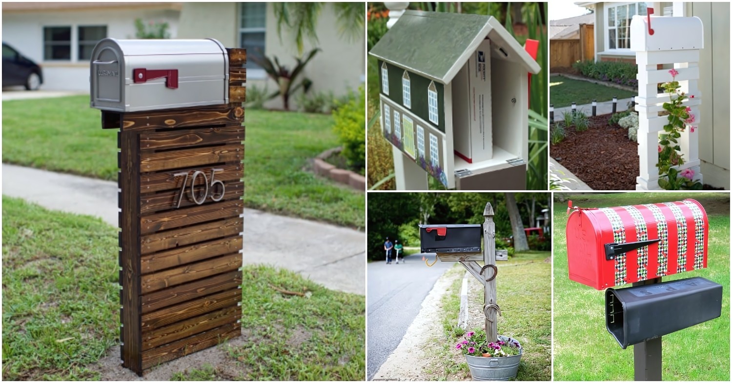 20 Creative Homemade DIY Mailbox Ideas with Guide - Northern Feeling