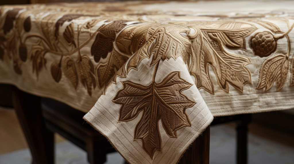 Acorn and Oak Leaf Tablecloth