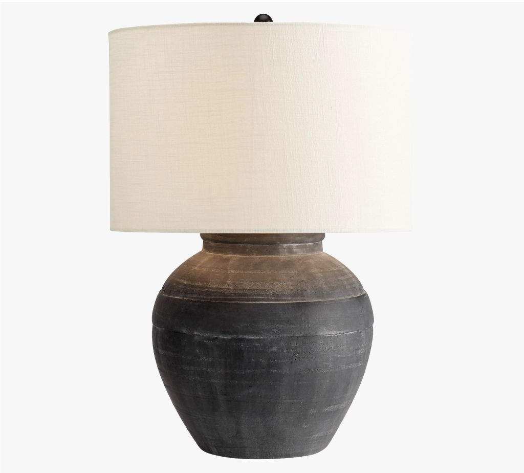 Black Ceramic Table Lamp