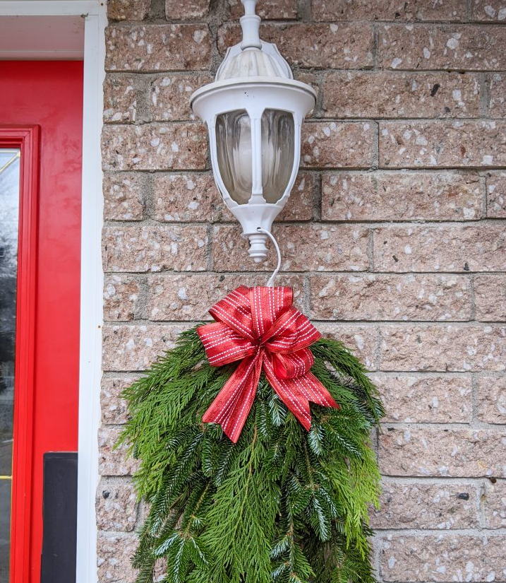 Christmas Porch Light Decoration