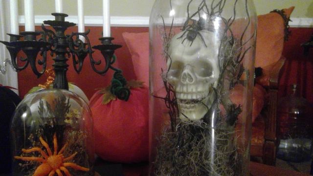 Creepy Cloche Displays