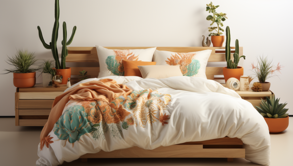 Desert Cactus Duvet Cover