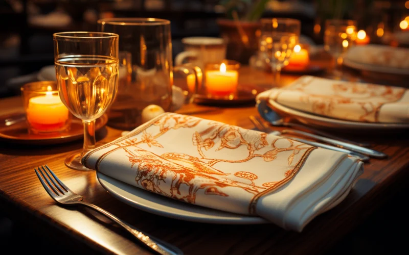 Elegant Cotton Dinner Napkins Designs for Your Dining Table