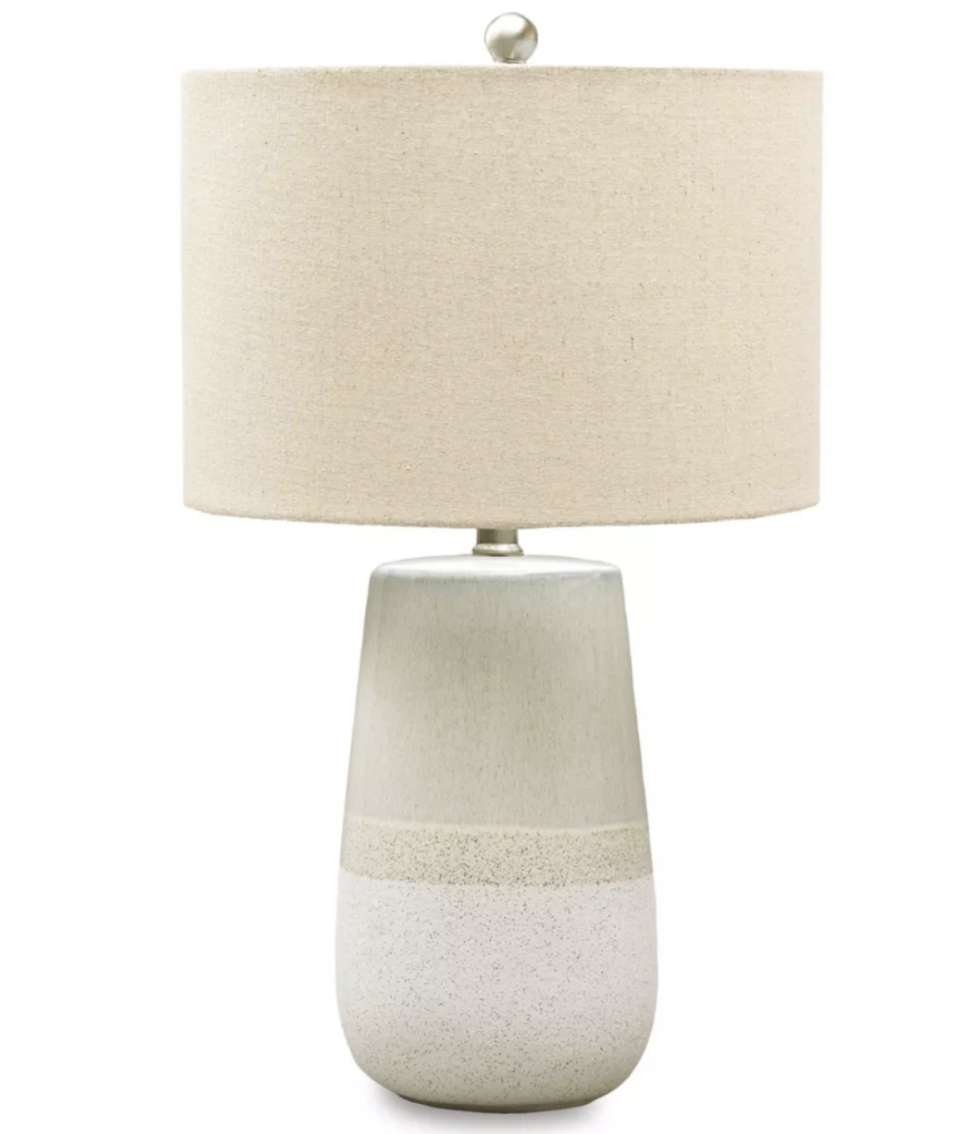 Glazed Ceramic Table Lamp.