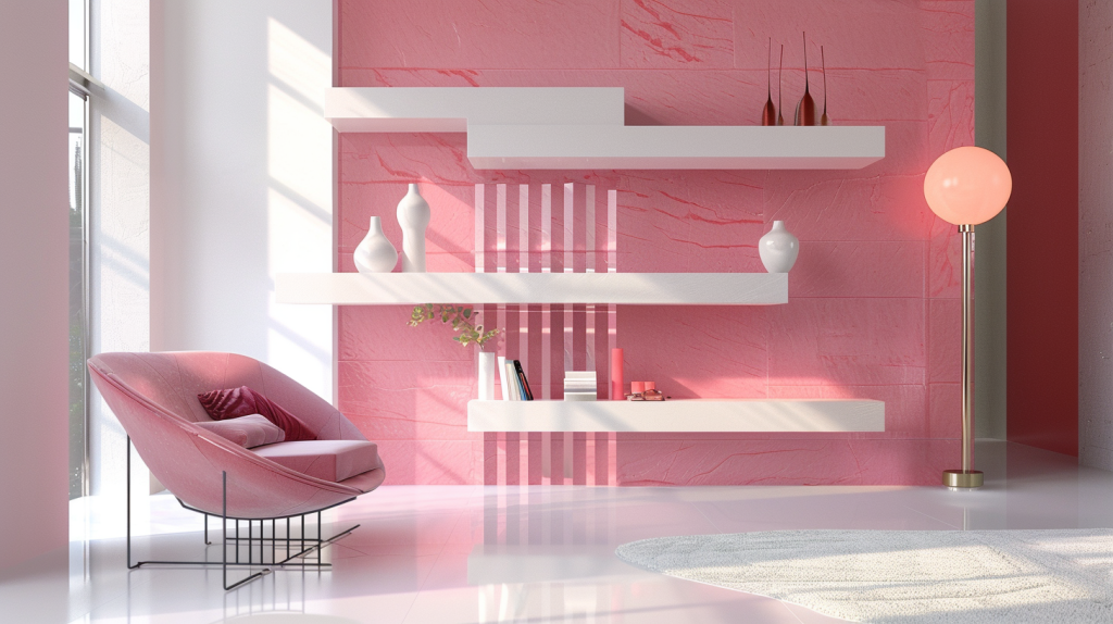 Go Pink to Make Shelves Pop