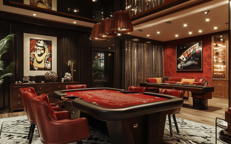 Home Decoration Ideas with Casino-Themed Motives