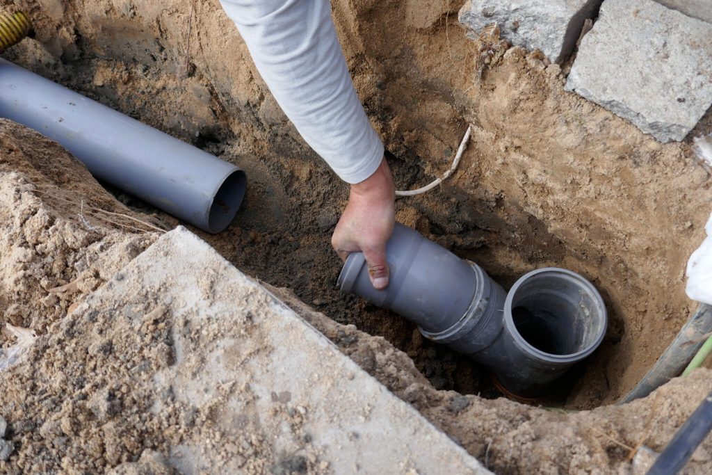 How a Sewer Line Is Fixed