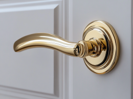 How to Change a Gold Door Handle