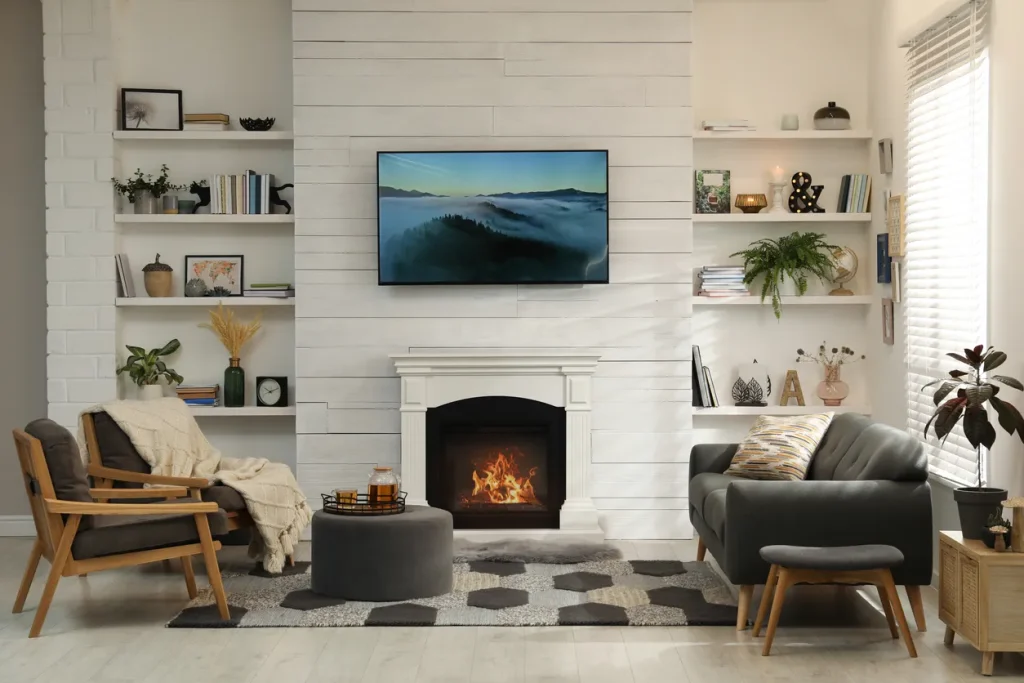 How to Protect TV from Fireplace Heat