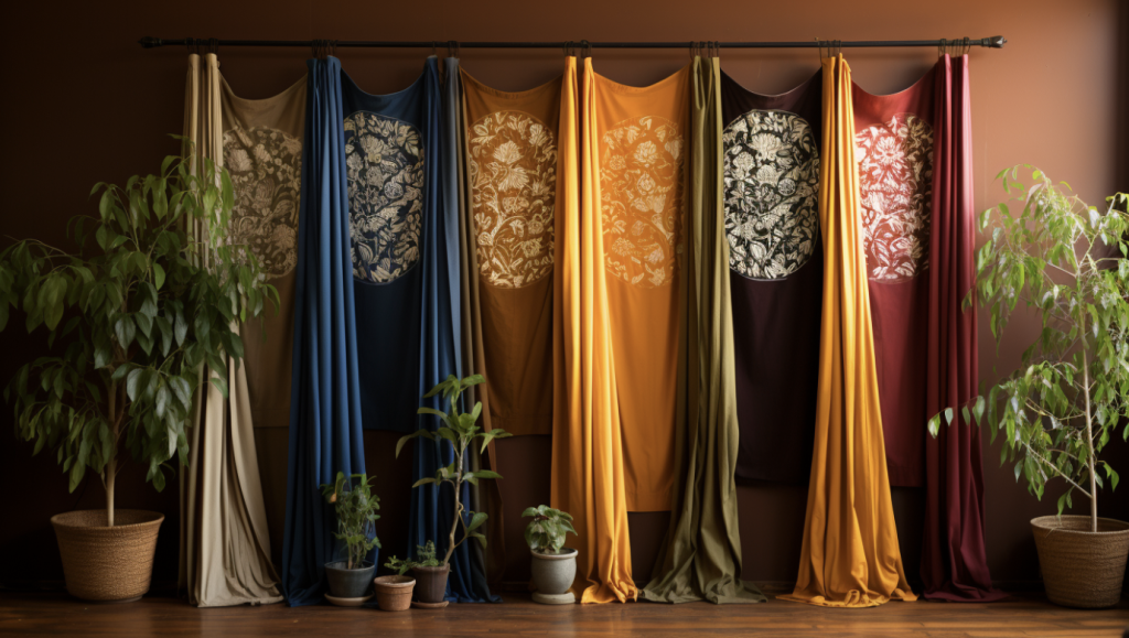 Kalamkari Patterned Curtains