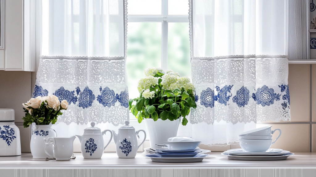 Lace Kitchen Curtain