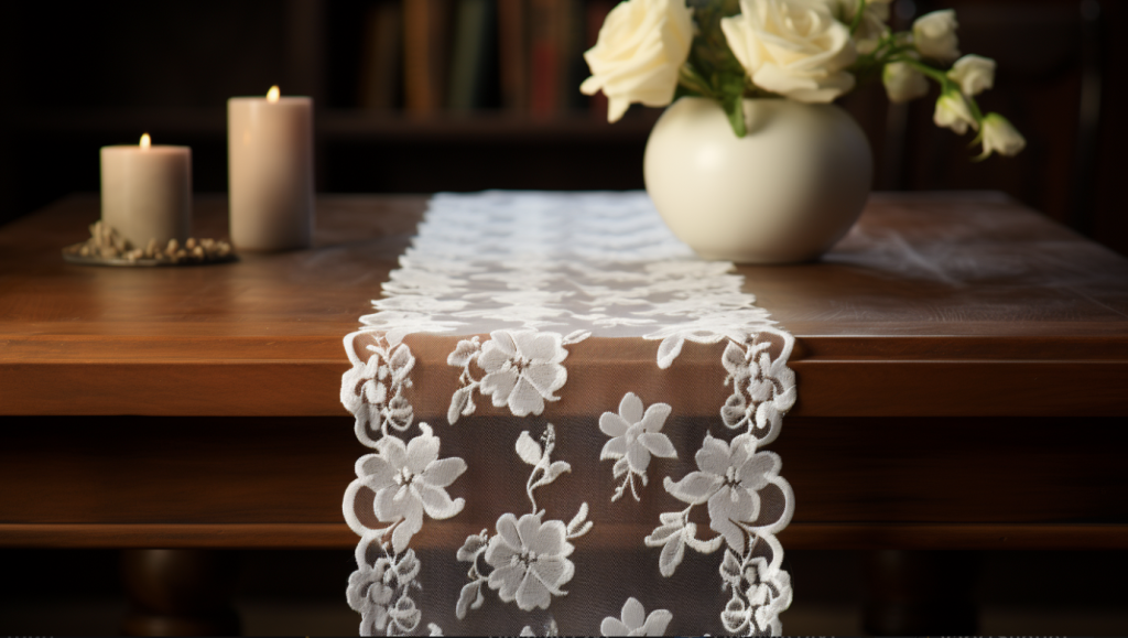 Lace Overlay Runner